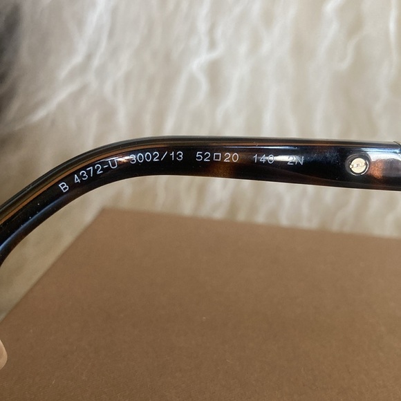 BURBERRY Logo Detail Cat Eye Frame Sunglasses Tortoiseshell main image 13